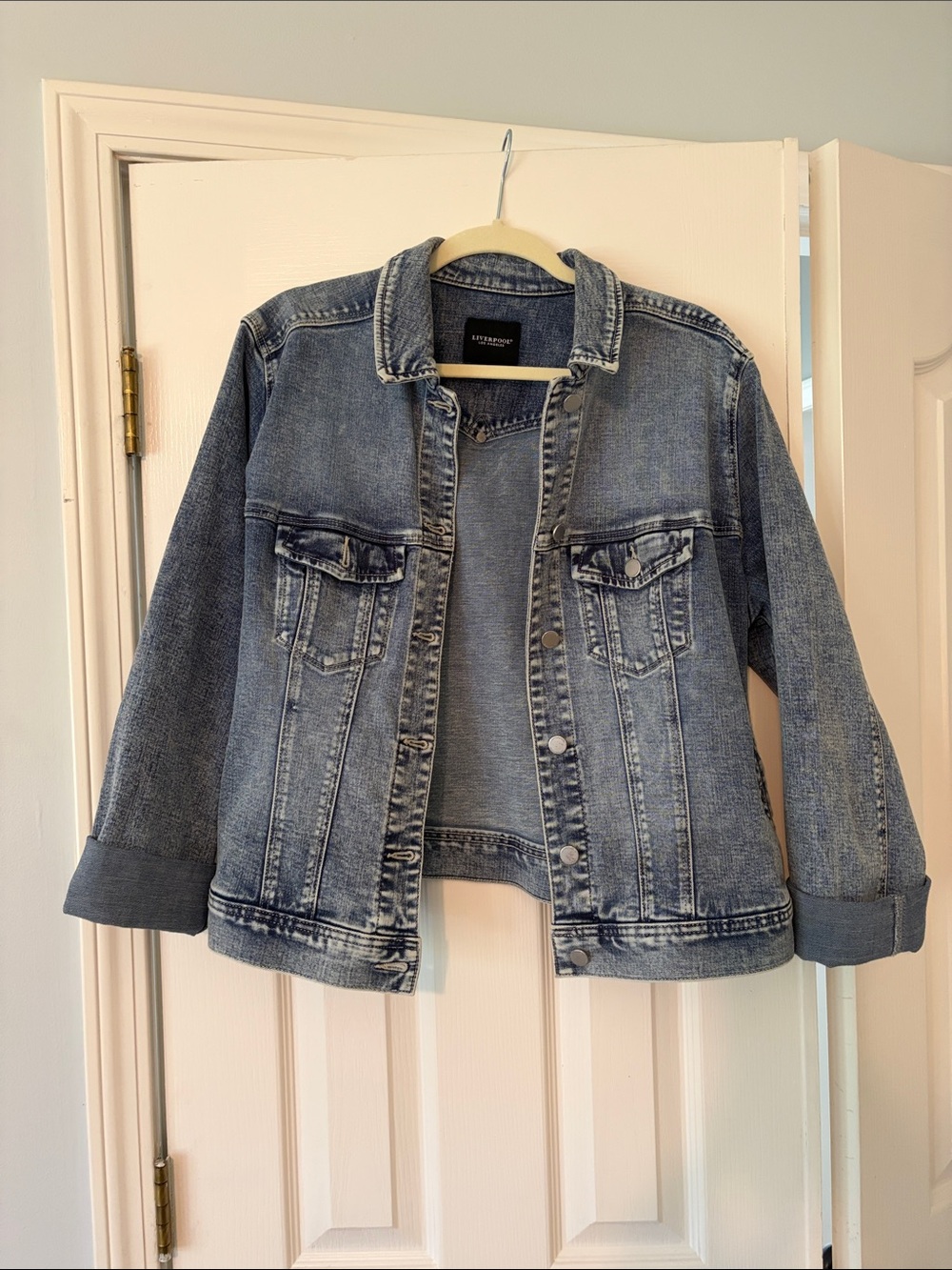 Liverpool Women's Medium Blue Denim Jacket